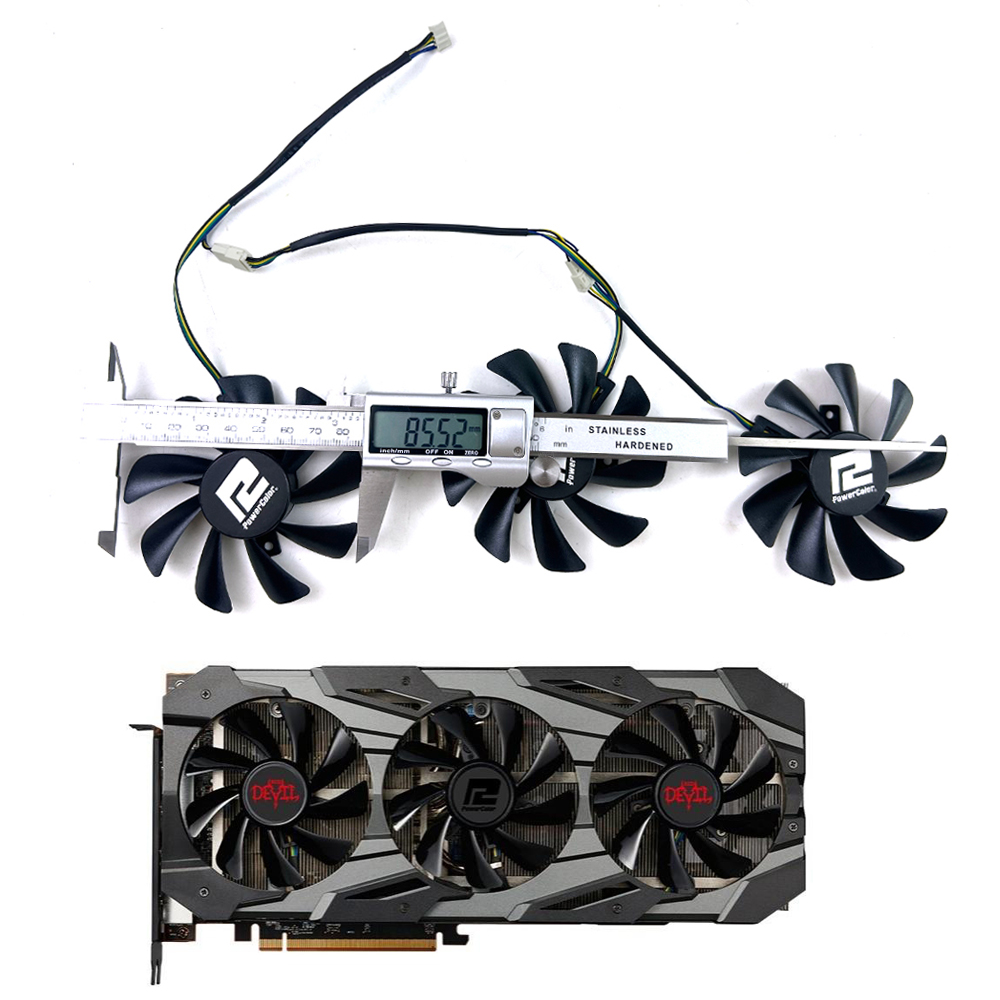 Rx 5700 Xt 8Gb Video Card - NOWY Wentylator Chłodzący 4PIN T129215BU RX5700