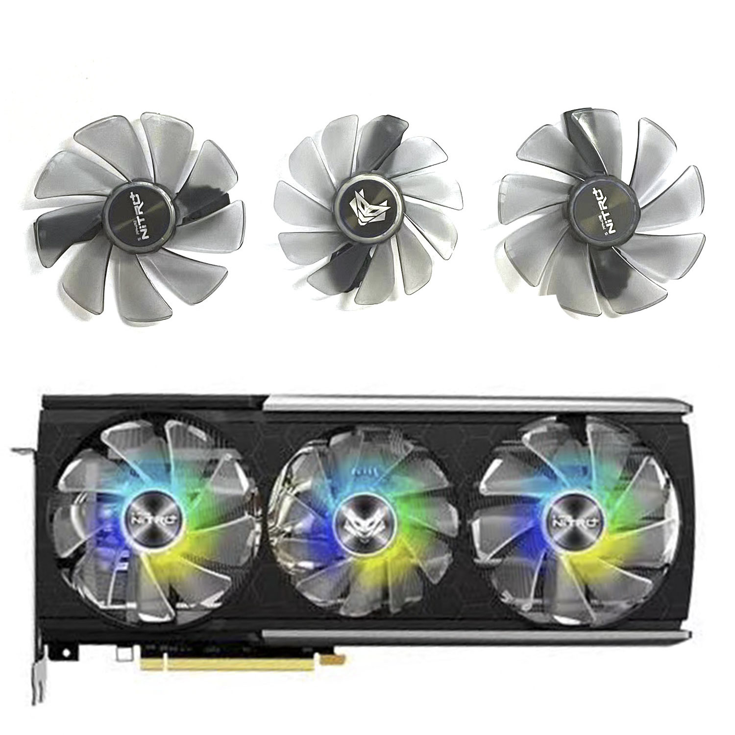 Rx 5700 Xt 8Gb Video Card - Wentylator karty graficznej CF1015H12D CF9010H12D RX5700
