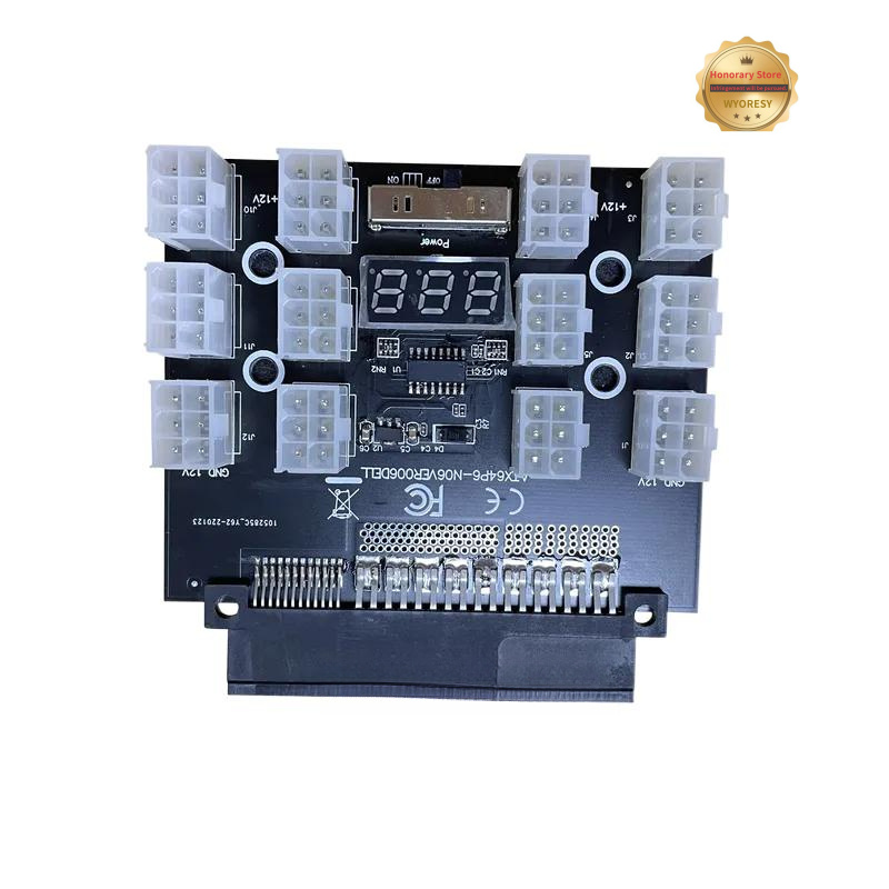 YD PCI-E 12V 50Pin do ATX 12 X – 2400W Server Psu Breakout Board recenzja i cena
