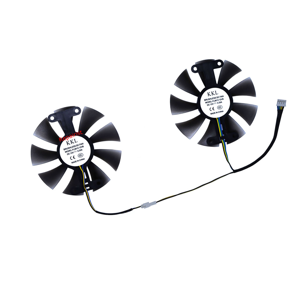 2 sztuk/zestaw, wentylator kar – Rx 580 8Gb 2048Sp Gpu recenzja i cena