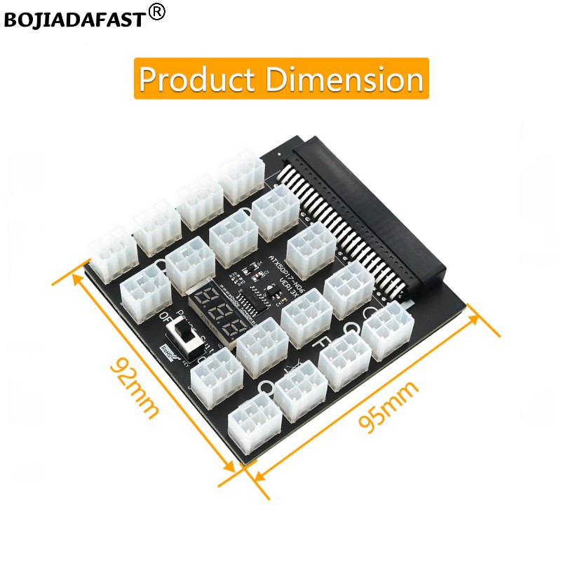 17-portowa karta rozdzielcza z – 2400W Server Psu Breakout Board recenzja i cena