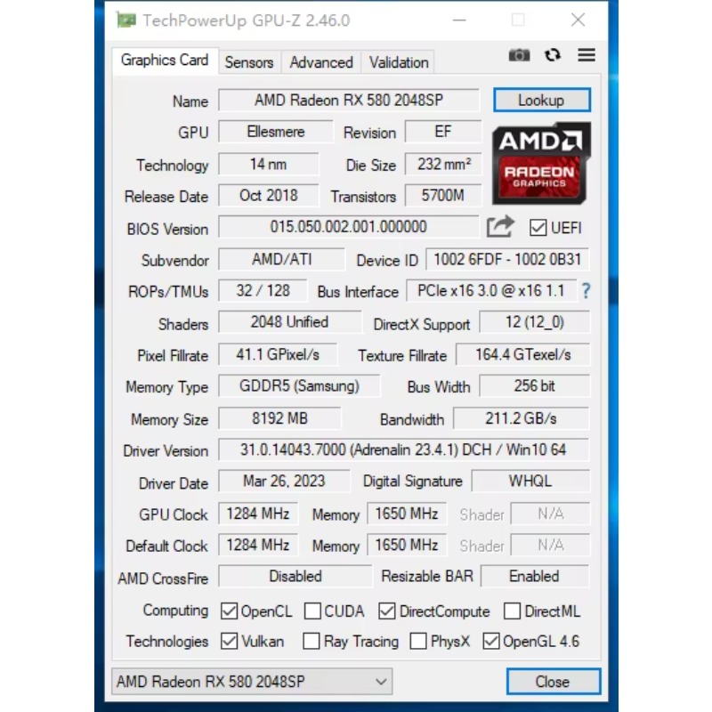 Hongyi DIY Karta Graficzna RX  – Rx 580 8Gb 2048Sp Gpu recenzja i cena