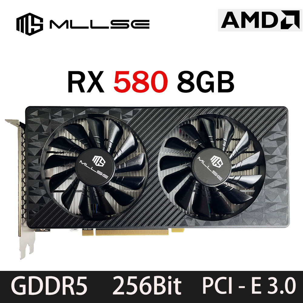Karta graficzna gamingowa MLLS – Rx 580 8Gb 2048Sp Gpu recenzja i cena
