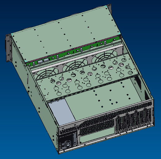 Obudowa serwerowa 4U 4-bay Hot – 8 Gpu 4U Server Chassis recenzja i cena