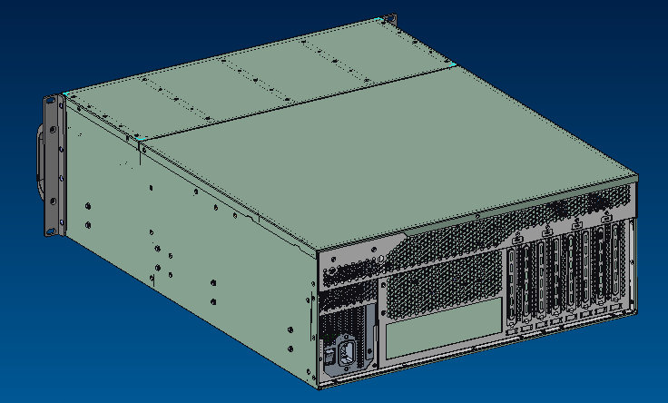 Obudowa serwerowa 4U 4-bay Hot – 8 Gpu 4U Server Chassis recenzja i cena
