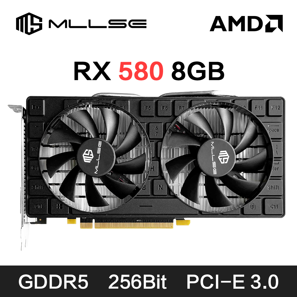 Karta graficzna MLLSE AMD RX 5 – Rx 580 8Gb 2048Sp Gpu recenzja i cena